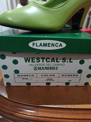 Tacones para flamenca o para vestir. de segunda mano por 8 EUR en  Valdelagrana en WALLAPOP