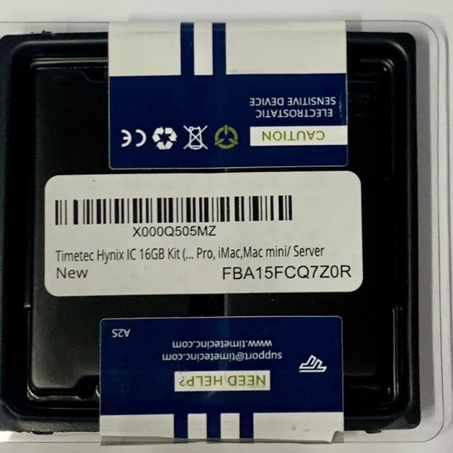 2 x Memoria RAM DDR3 1600 MHz Samsung de 4 GB MAC