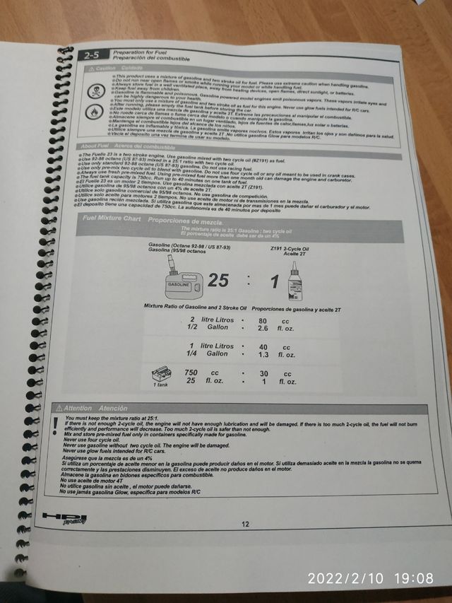 Hpi Baja Libro mantenimiento