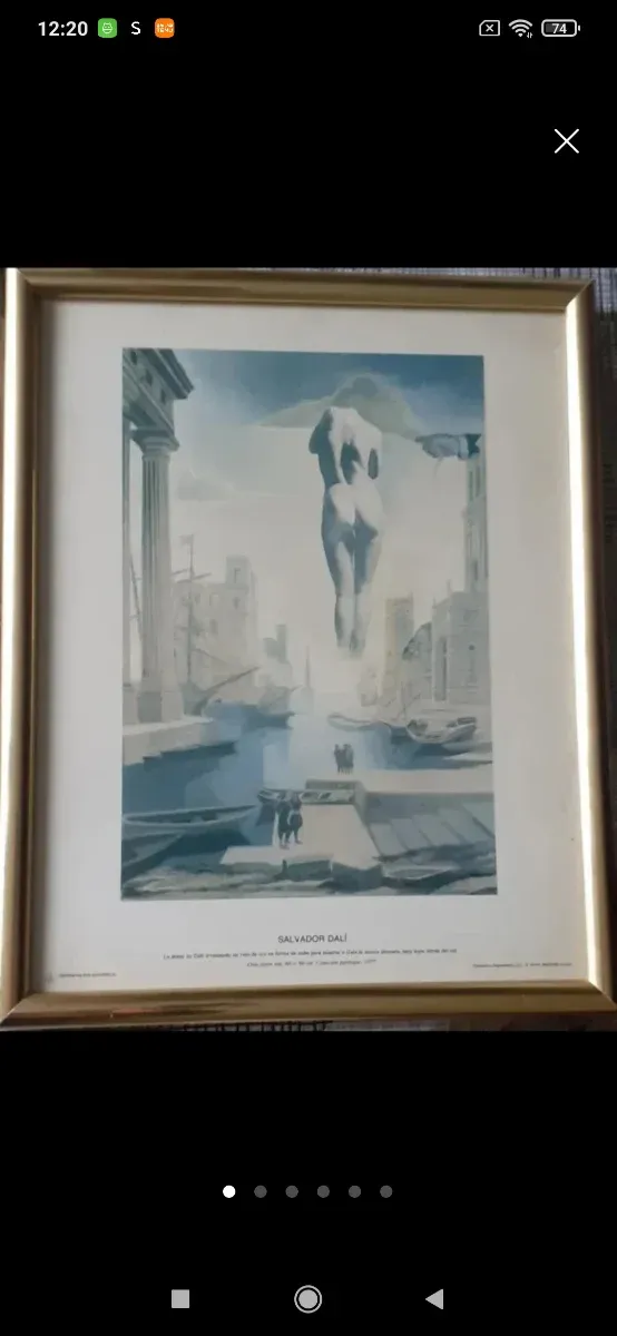 Lote de 3 laminas  De Salvador dali