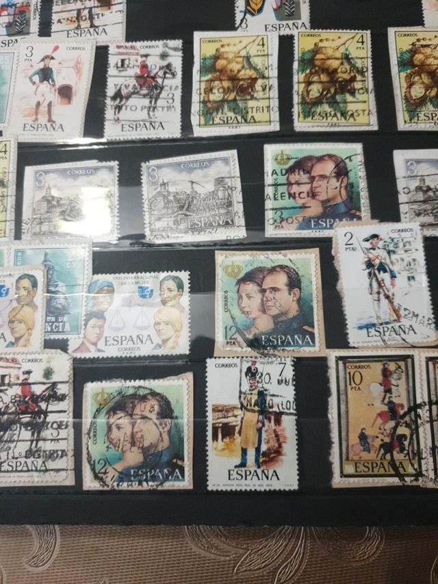sellos usados españoles