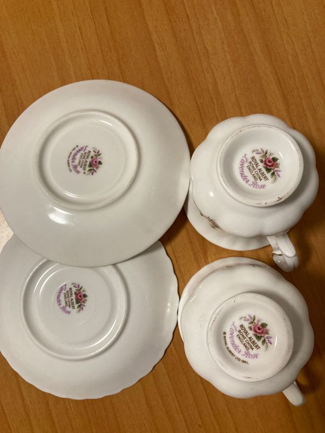 6 tazas de cafe Royal Albert