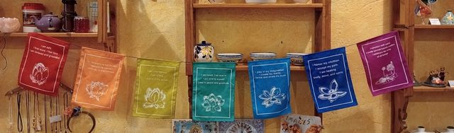 Banderas tibetanas 7 chakras