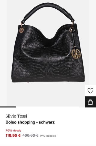 Bolso Silvio Tossi a estrenar. Con descuento 70% de segunda mano por 120  EUR en Valencia en WALLAPOP