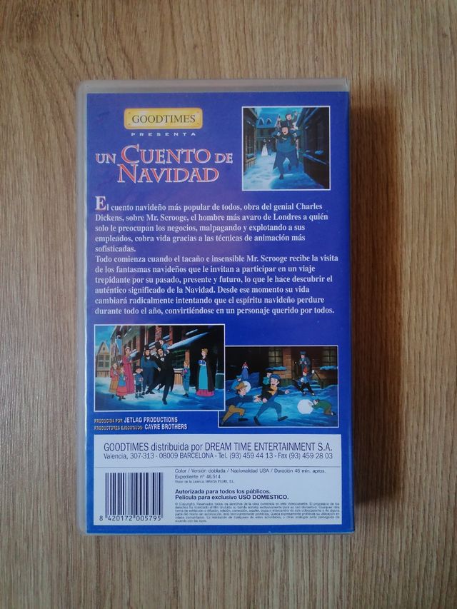 Cinta VHS Un Cuento de Navidad