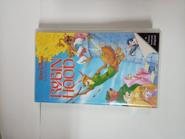 VHS Robin Hood ,clásico Disney 1973