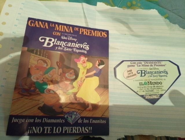 VHS Blancanieves y los 7 enanitos 1938
