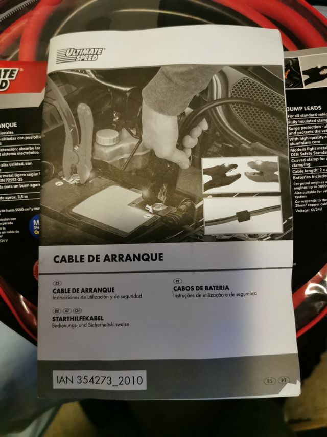 Cable de Arranque, 3.5m nuevo