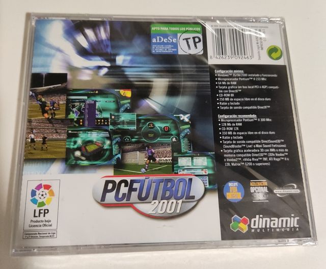 PC Futbol 2001 Precintado