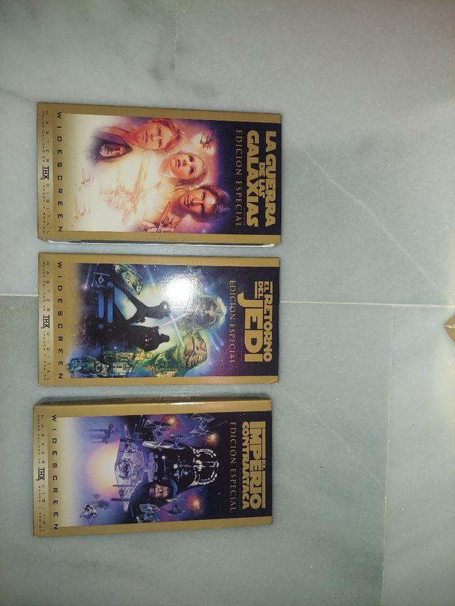 Trilogía star wars original vhs edición limitada