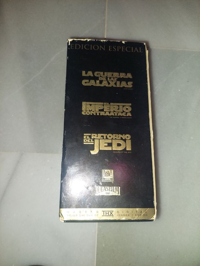 Trilogía star wars original vhs edición limitada
