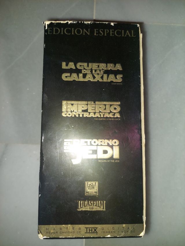Trilogía star wars original vhs edición limitada