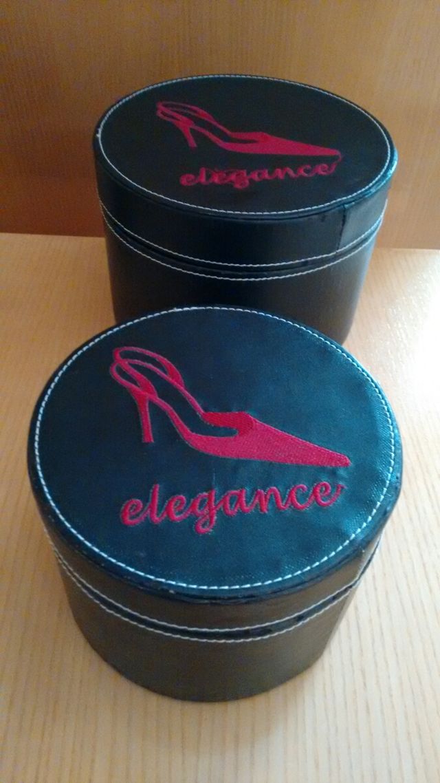 Set 2 cajas redondas