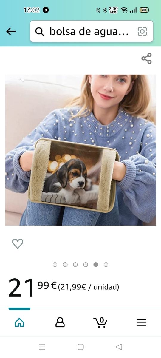 bolsa de agua calienta manos gato