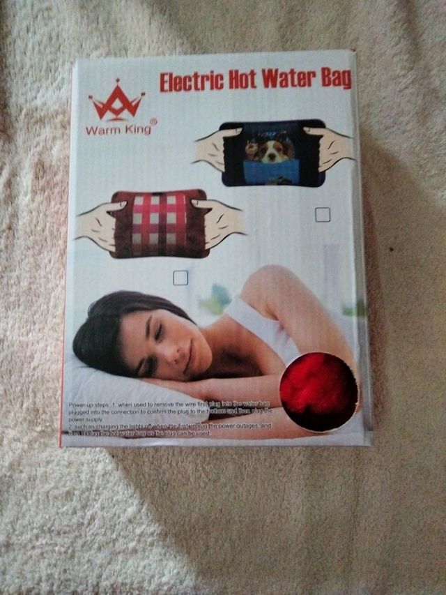 bolsa de agua calienta manos gato