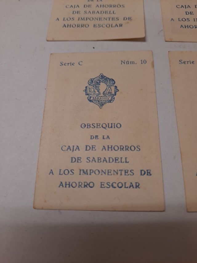 ✅️LOTE 12 CROMOS DE VIRGENES. CAJA DE AHORROS
