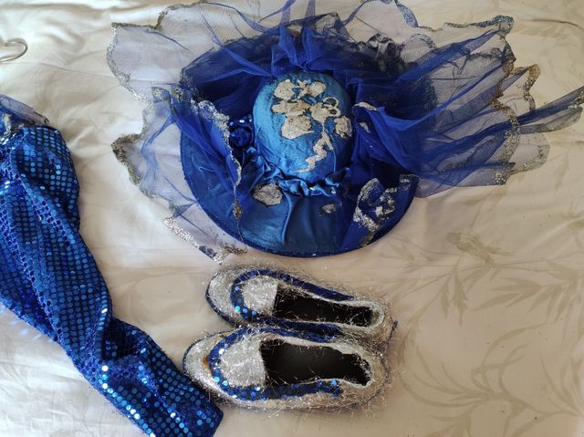 Vestido Versalles adulto Carnaval de Tul