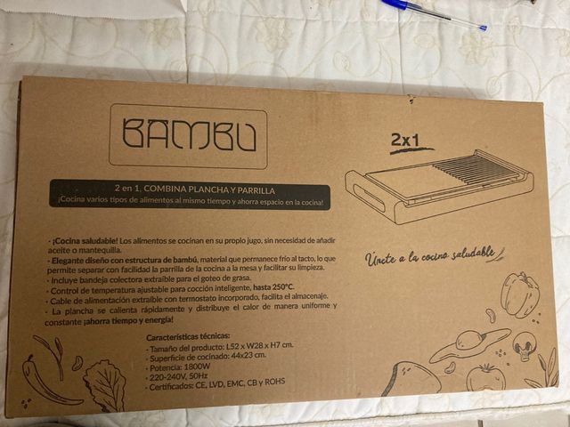 Plancha cocina y parrilla