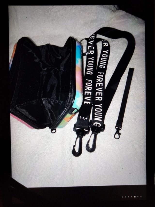 bolso rígido leopardo marrón y de colorido