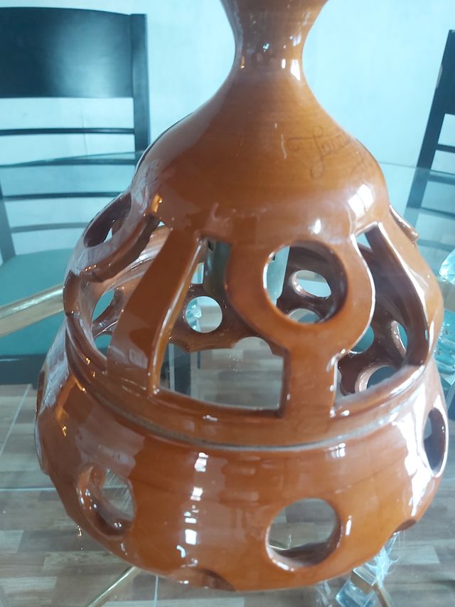 LAMPARA HECHA A MANO