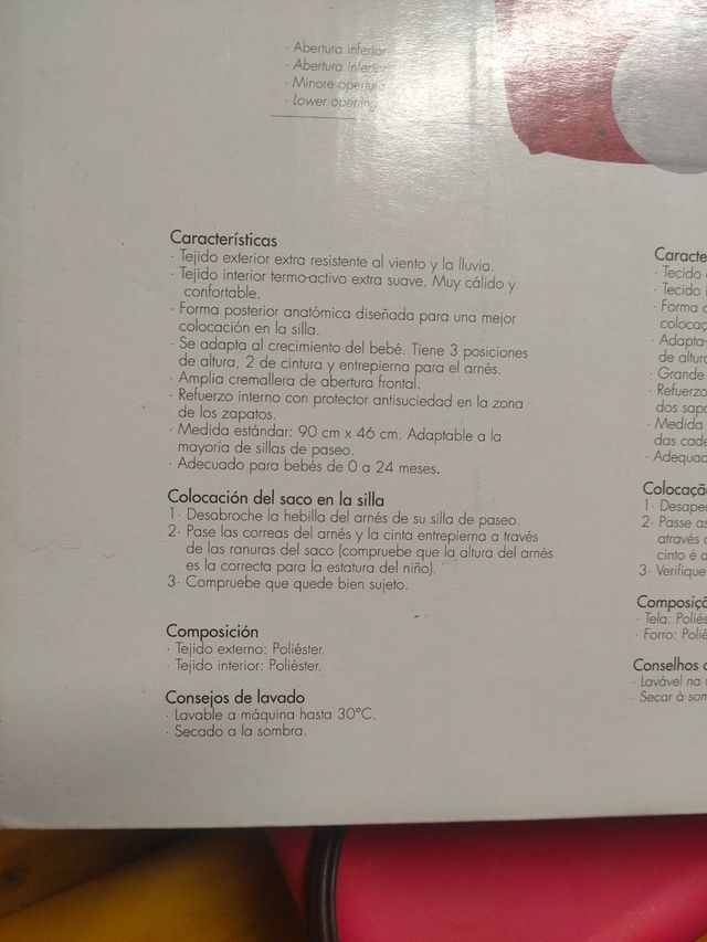 Saco invierno sillita bebé Akon