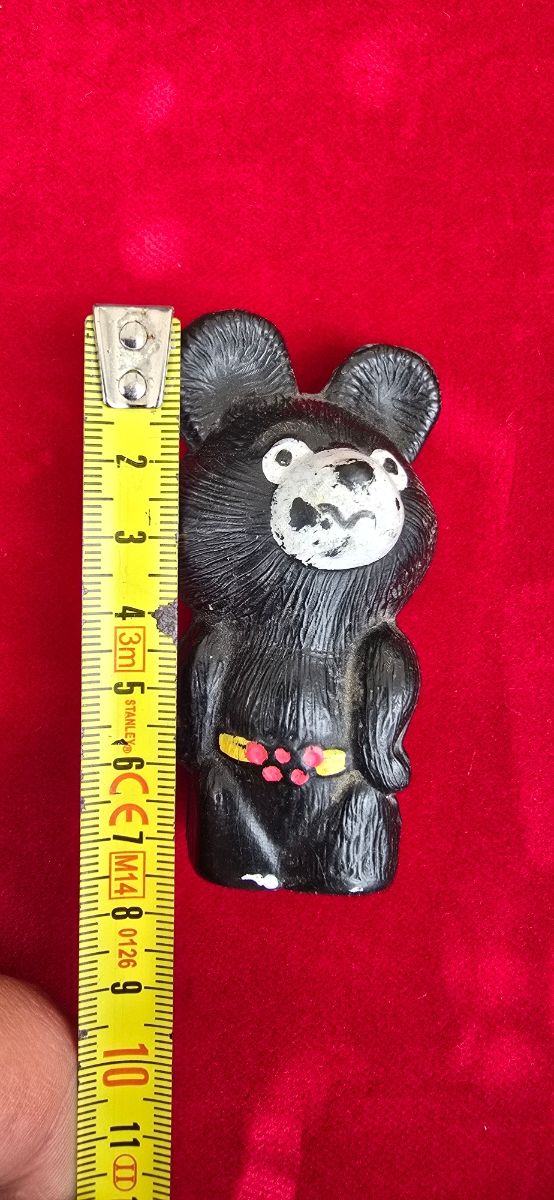 Antiguo muñeco de plastico el Oso Misha Moscu 80