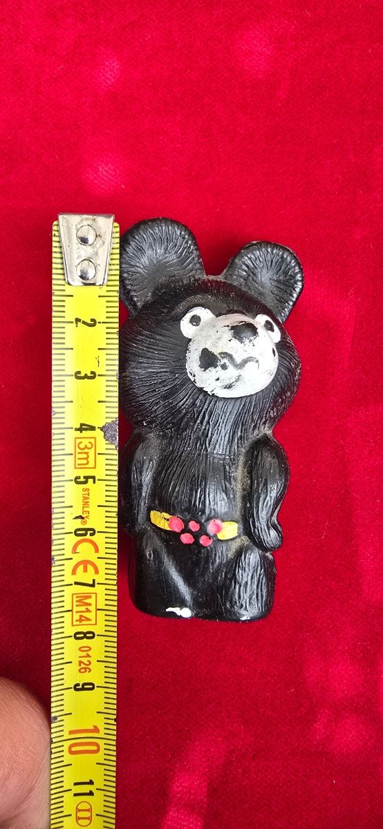 Antiguo muñeco de plastico el Oso Misha Moscu 80