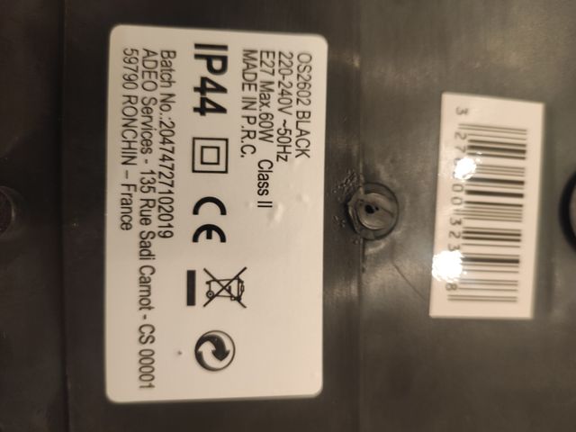 LUZ REDONDA PARA EXTERIORES