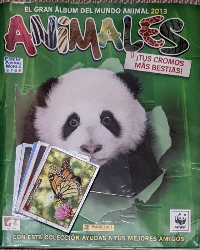 Cromos álbum El gran álbum del mundo animal 2013.