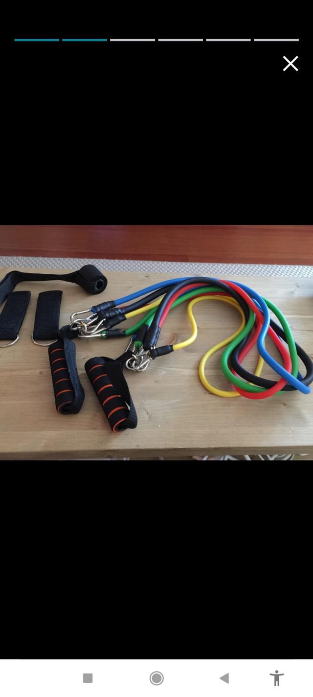 Bandas elásticas fitness resistencia Gym gimnasio