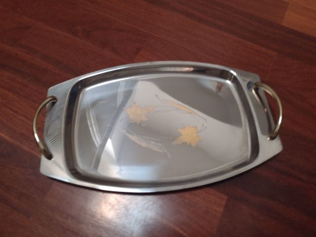 Vassoio acciaio ovale