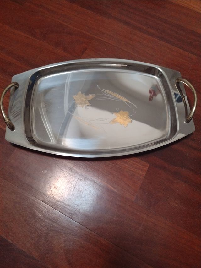 Vassoio acciaio ovale