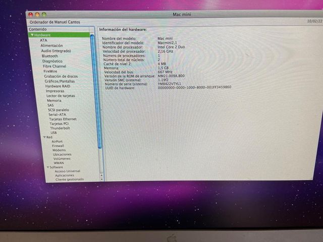 Ordenador Mac Mini 80Gb y opcion de Monitor Cinema