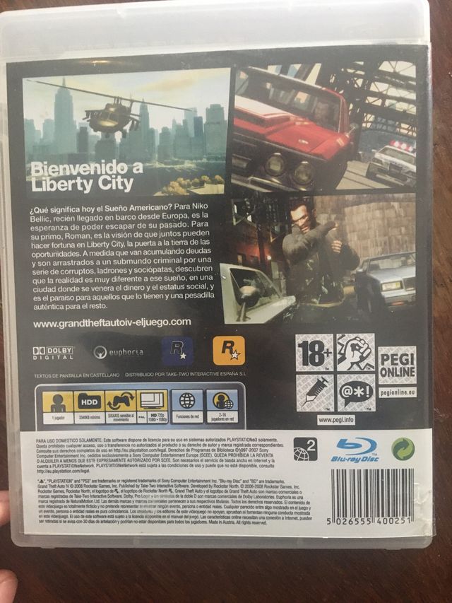 Gta5 y gta4 ( 18 euros los dos)