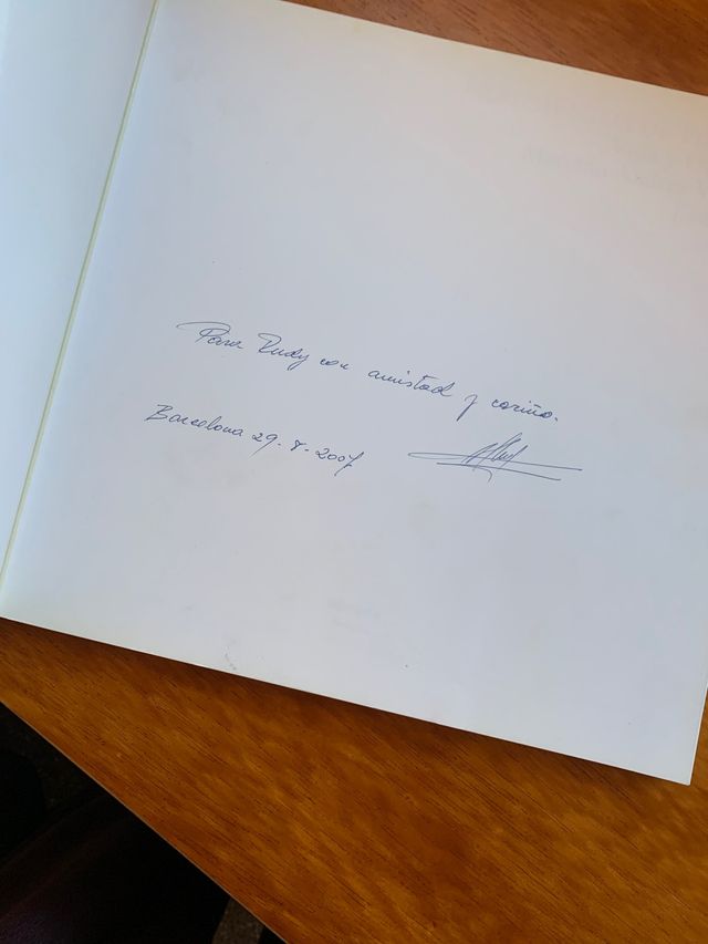 Mariano Andrés Vilella FIRMADO libro de su obra