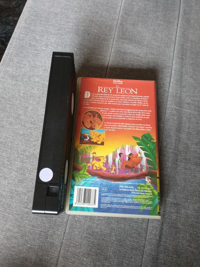 rey leon vhs 