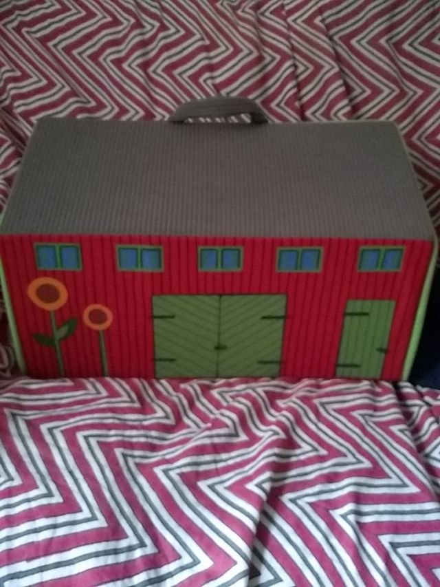 Maletín granja tipo peluche