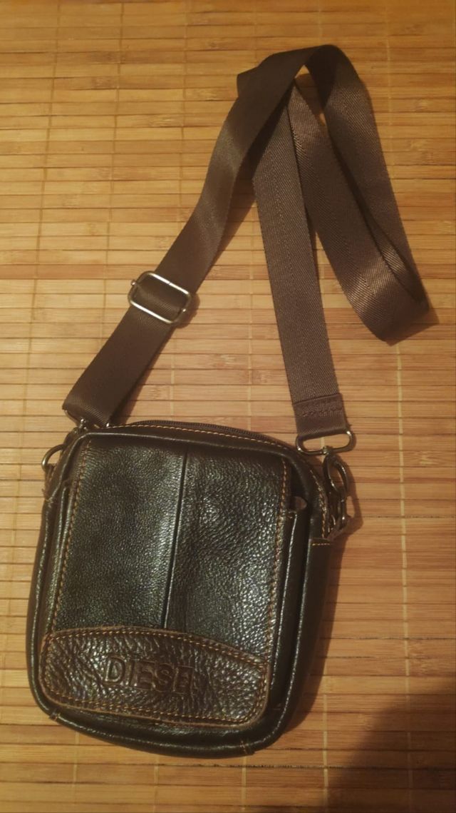 Bandolera  piel marrón