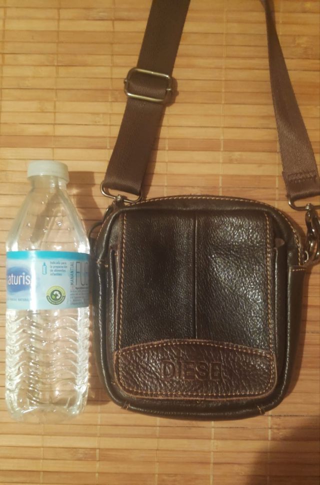 Bandolera  piel marrón