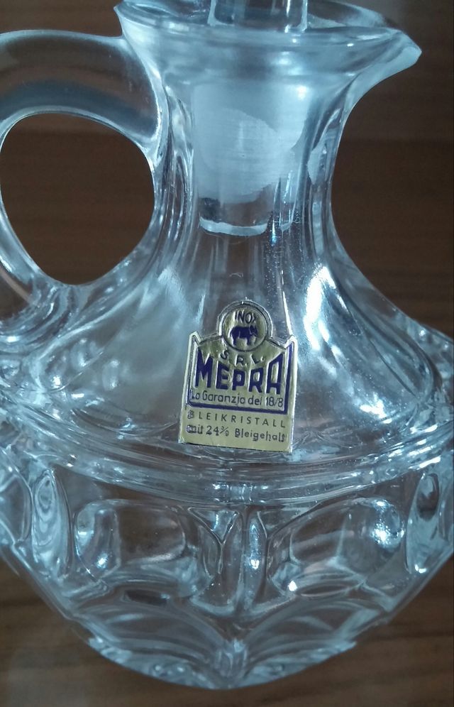 COMPLETO OLIO/ACETO IN CRISTALLO