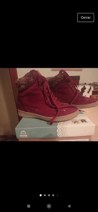Botines Mustang con cuña interior de segunda mano por 15 EUR en Onda en  WALLAPOP