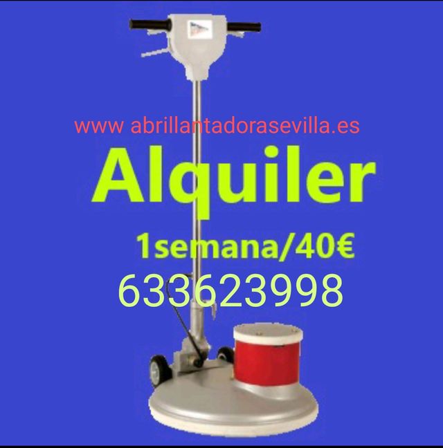 Alquiler de Abrillantadora y pulidora Sevilla Alquiler de Abrillantadora y pulidora Sevilla