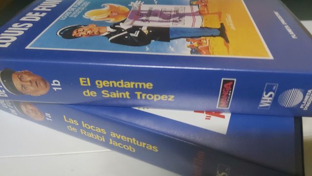 Pack 2 pel·lícules vhs   Louis de Funes