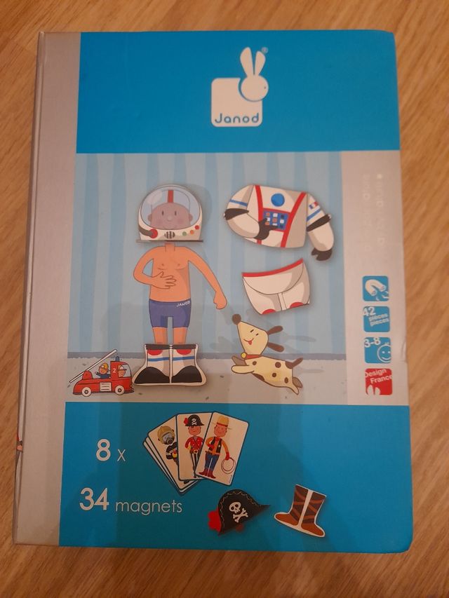 Juego piezas magneticas