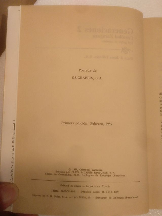 GENERACIONES 2. DEL GOLPE AL CAMBIO. C. Zaragoza
