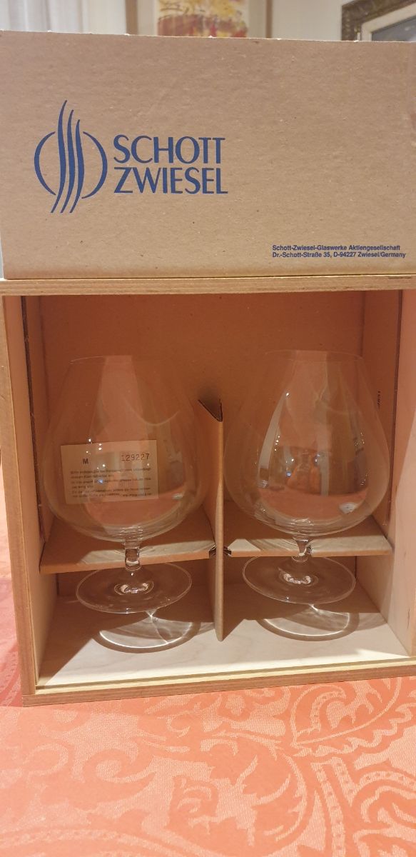 pareja copas de cognac. marca SCHOTT ZWIESEL