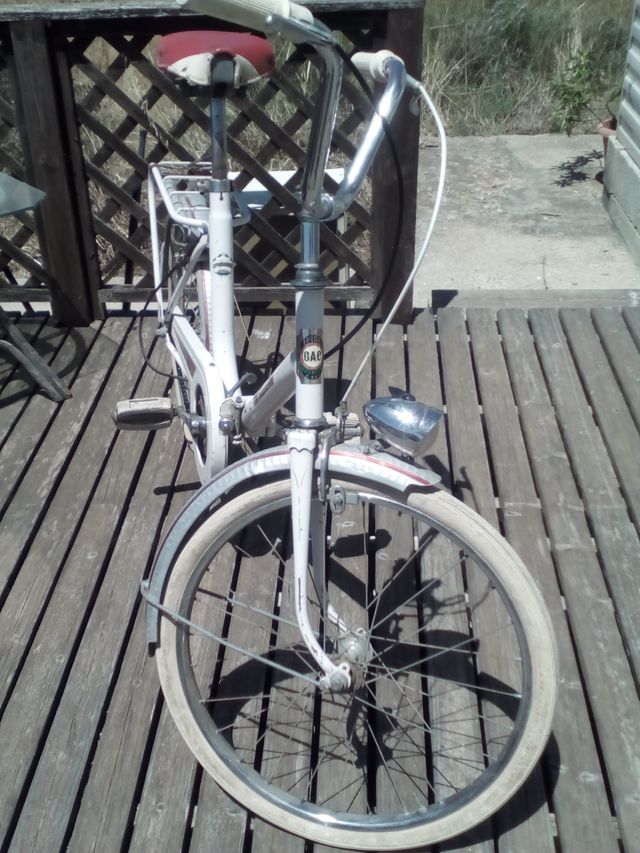 Bicicleta plegable vintage Mobylette GAC Éibar