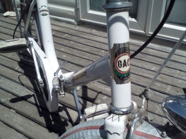 Bicicleta plegable vintage Mobylette GAC Éibar