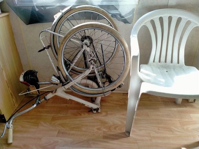 Bicicleta plegable vintage Mobylette GAC Éibar