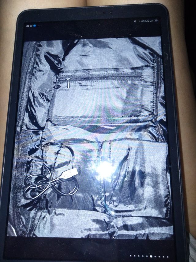 Mochila de seguridad en negro, gris, granate